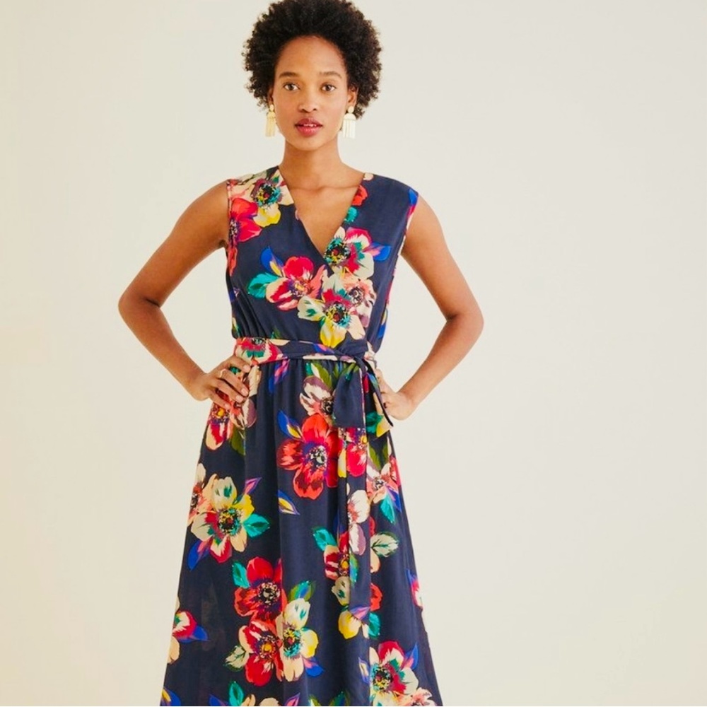 Amour Vert Multicolor Floral Maxi Dress
